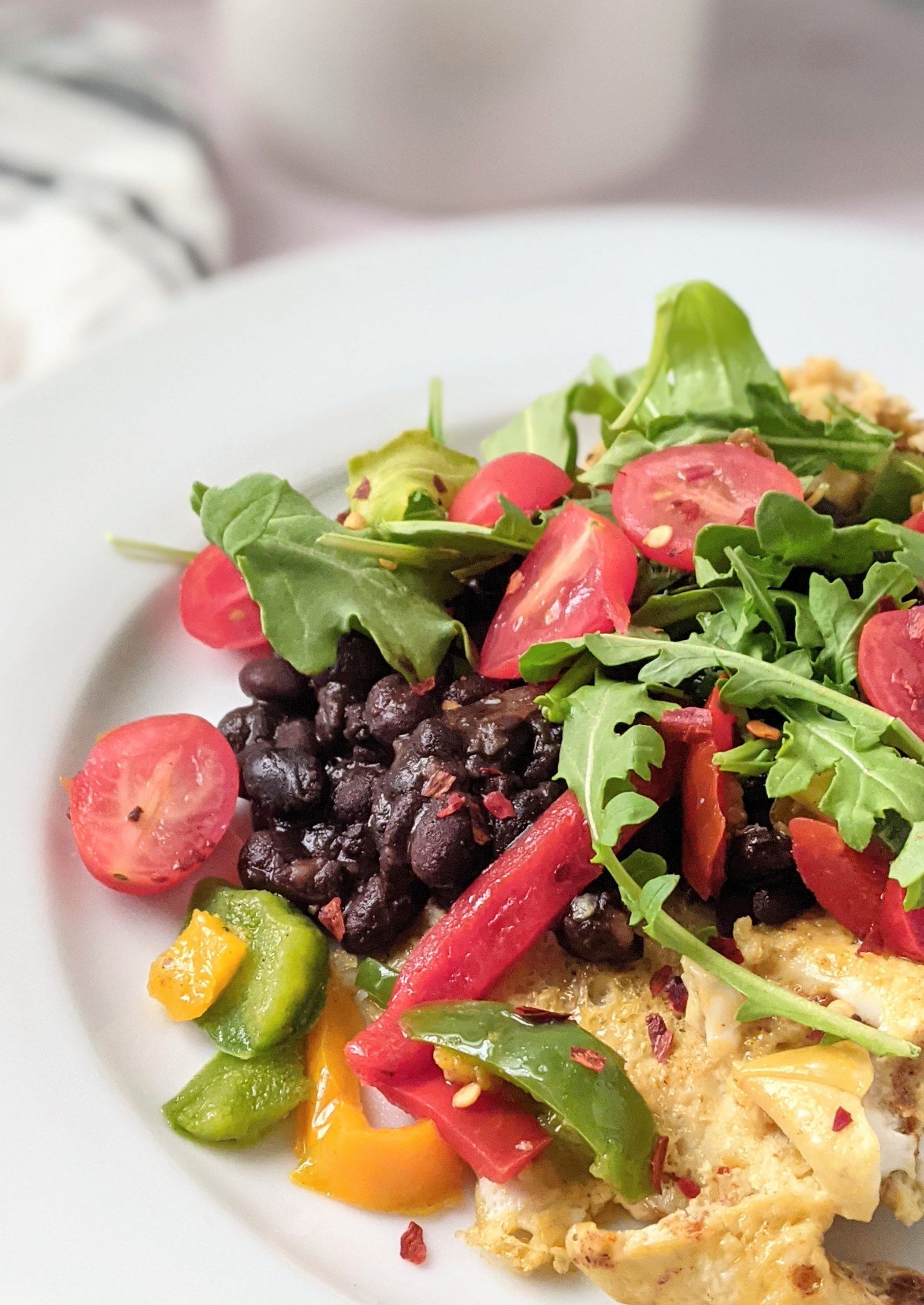 Easy Black Bean Omelette Recipe: High Protein & Veggie Packed